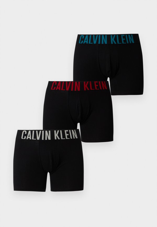 Calvin Klein Underwear BOXER BRIEF 3 PACK INTENSE POWER COTTON - Boxer briefs - black