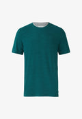 s.Oliver MIT DOPPELKRAGEN - Basic T-shirt - tannengrün