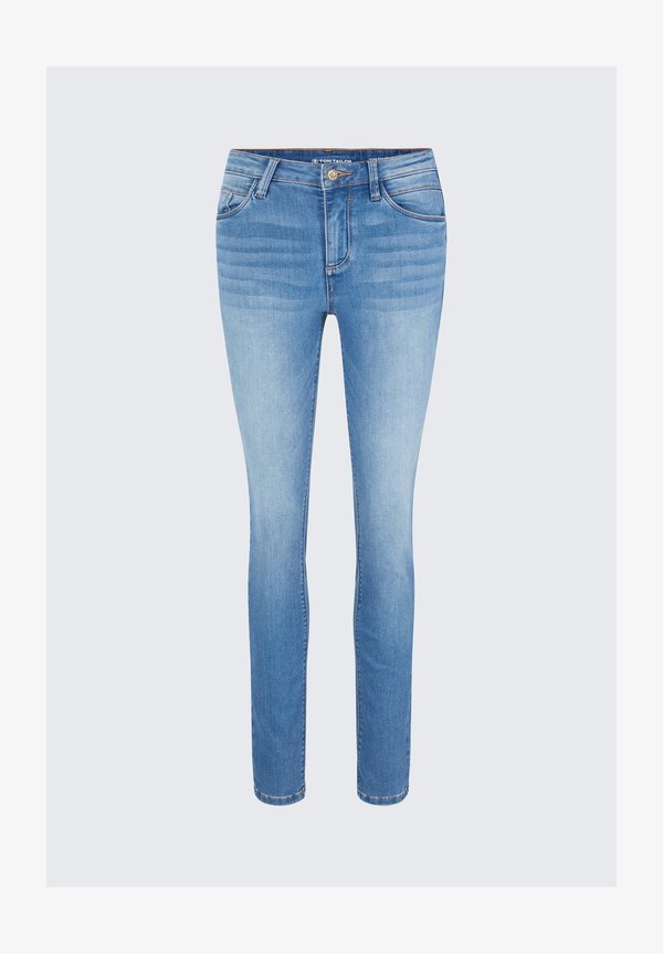 TOM TAILOR TTALEXA SKINNY FIT - Jeans Skinny Fit - mid stone wash denim