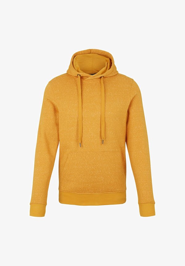 TOM TAILOR Hoodie - flame brown injected stripe