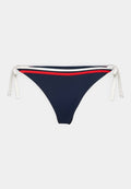 Tommy Hilfiger CLASSIC STRING SIDE TIE BIKINI BOTTOMS - Bikini bottoms - dark night navy