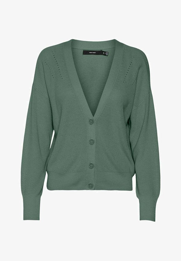Vero Moda Knitted VMNEWLEXSUN Knit - Cardigan - laurel wreath