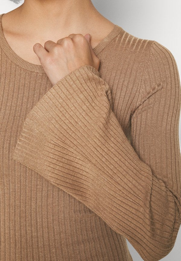 Even&Odd KNIT LOOSE FIT FLARED SLEEVES DRESS