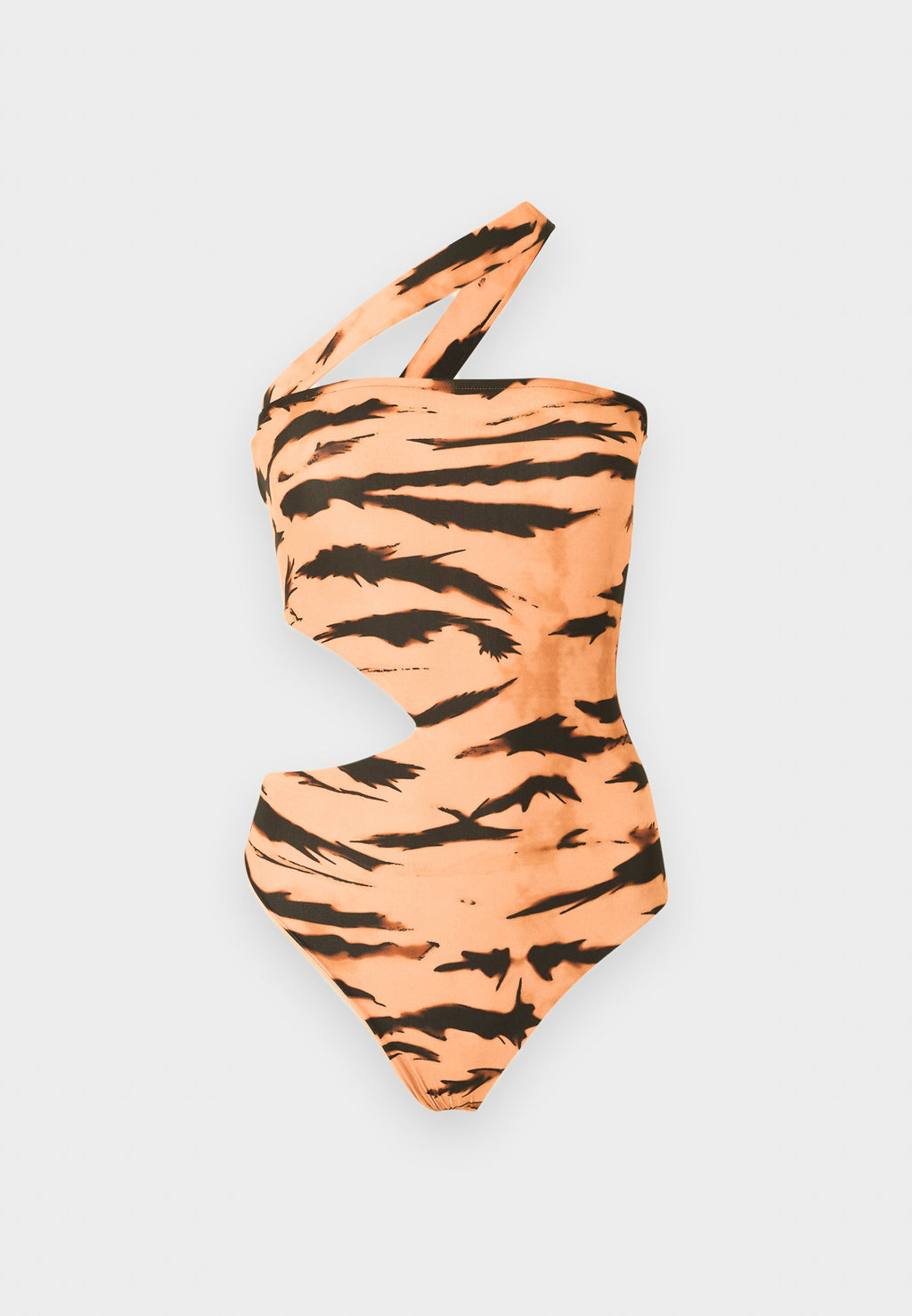 ADRIANA DEGREAS ONE SHOULDER CUT OUT SWIMSUIT