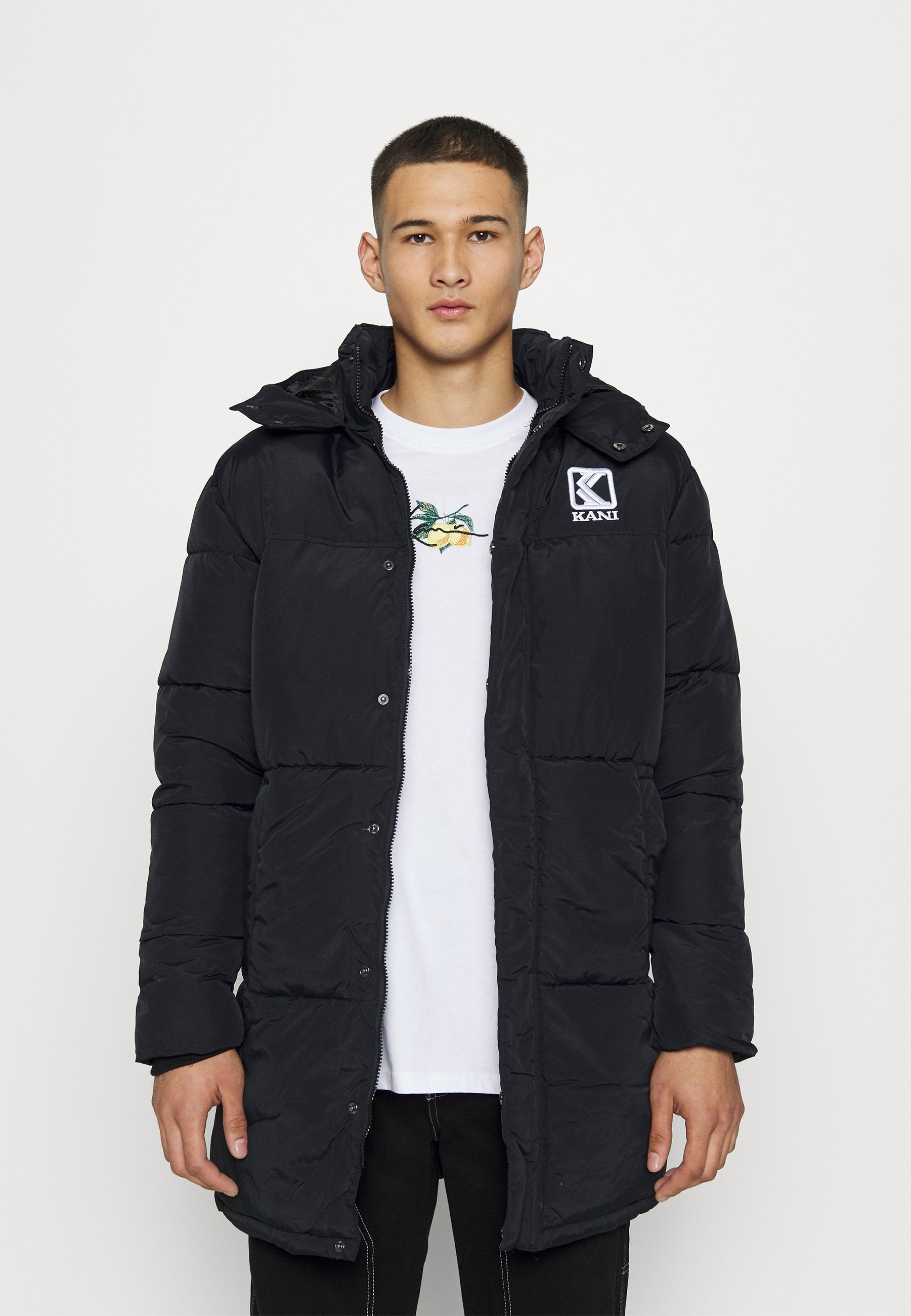 Karl Kani LONG HOODED PUFFER JACKET UNISEX
