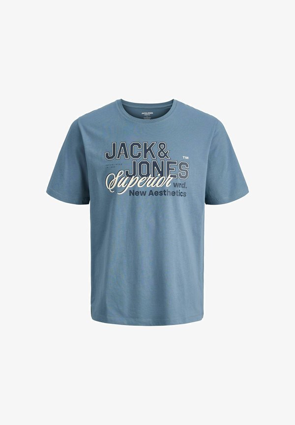 Jack & Jones Plus Size - Print T-shirt - blue mirage