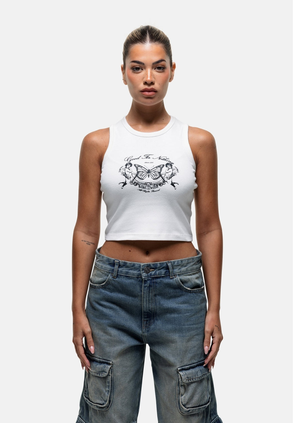 Good For Nothing RENAISSANCE RIBBED VEST TOP