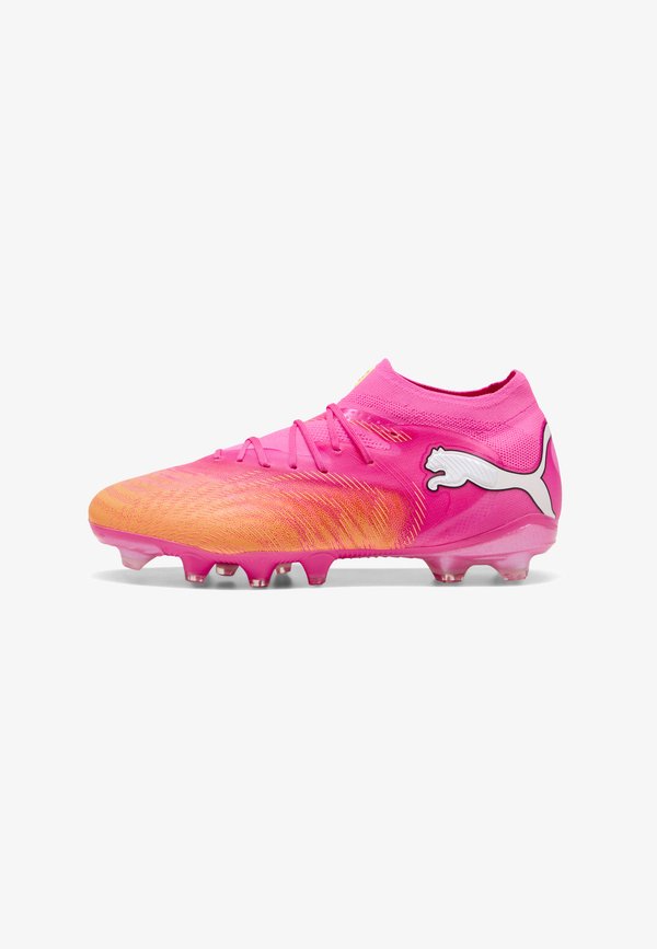 Puma FUTURE 9 PRO FG/AG FUSSBALLSCHUHE - Firm-ground football boots - poison pink-sun stream-bright aqua- white