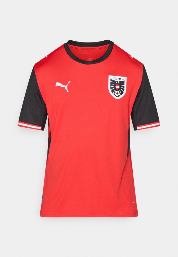 Puma AUSTRIA ÖFB HOME JERSEY REPLICA  - Sports T-shirt - red/black