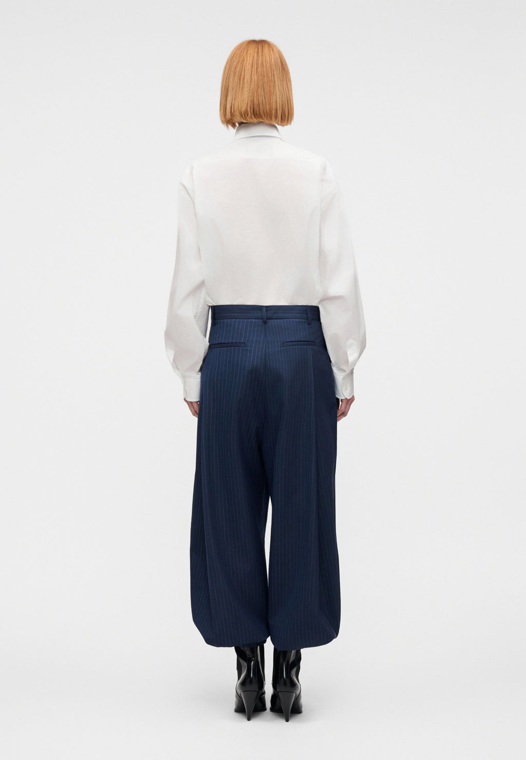 MOSCHINO PANTALONE GESSATO