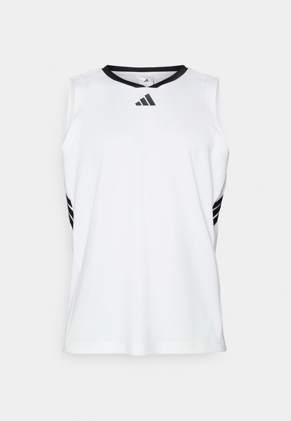 adidas Performance STRIPES - Top - white/black
