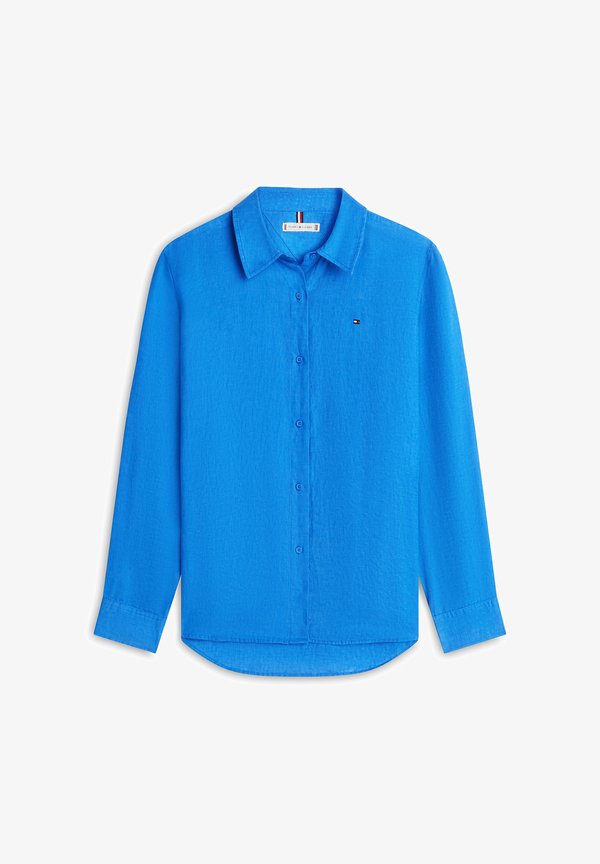 Tommy Hilfiger SHIRT - Button-down blouse - blue orbit
