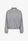 ONLY Bomber ONLELBA Bomber - Zip-up sweatshirt - medium grey melange
