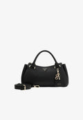 Guess EVIE TRIPLE COMPARTMENT SATCHEL  - Handbag - black