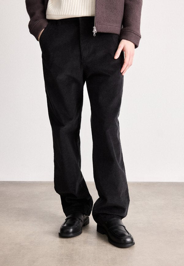 Calvin Klein Jeans 90S STRAIGHT CORDUROY PANTS - Trousers - black