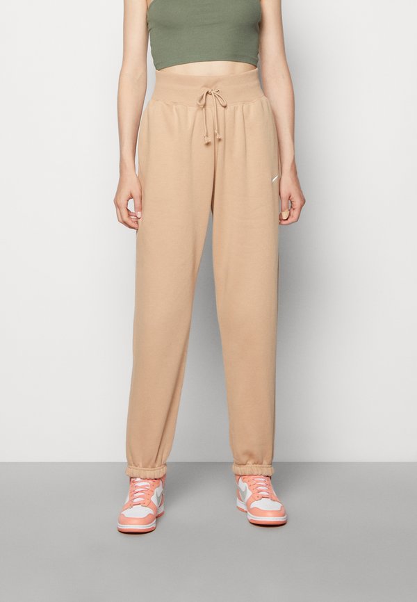 Nike Sportswear W PHNX FLC HR OS - Tracksuit bottoms - hemp/sail