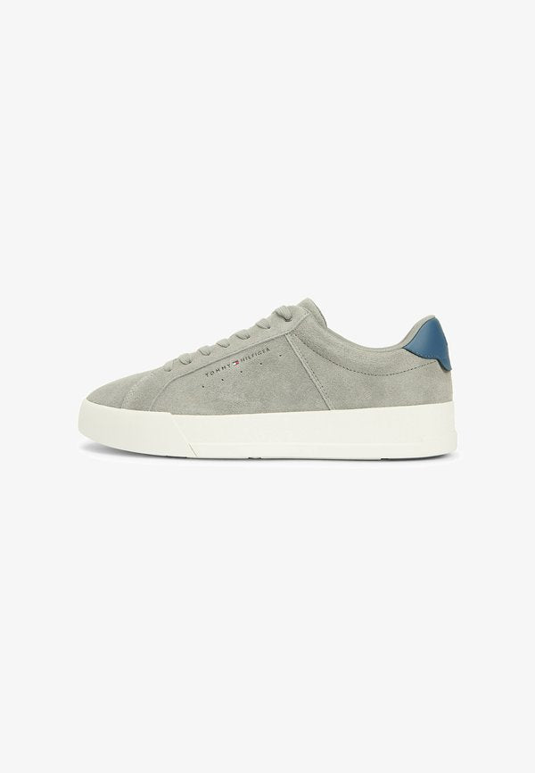Tommy Hilfiger CONTRAST HEEL COURT - Trainers - universal grey