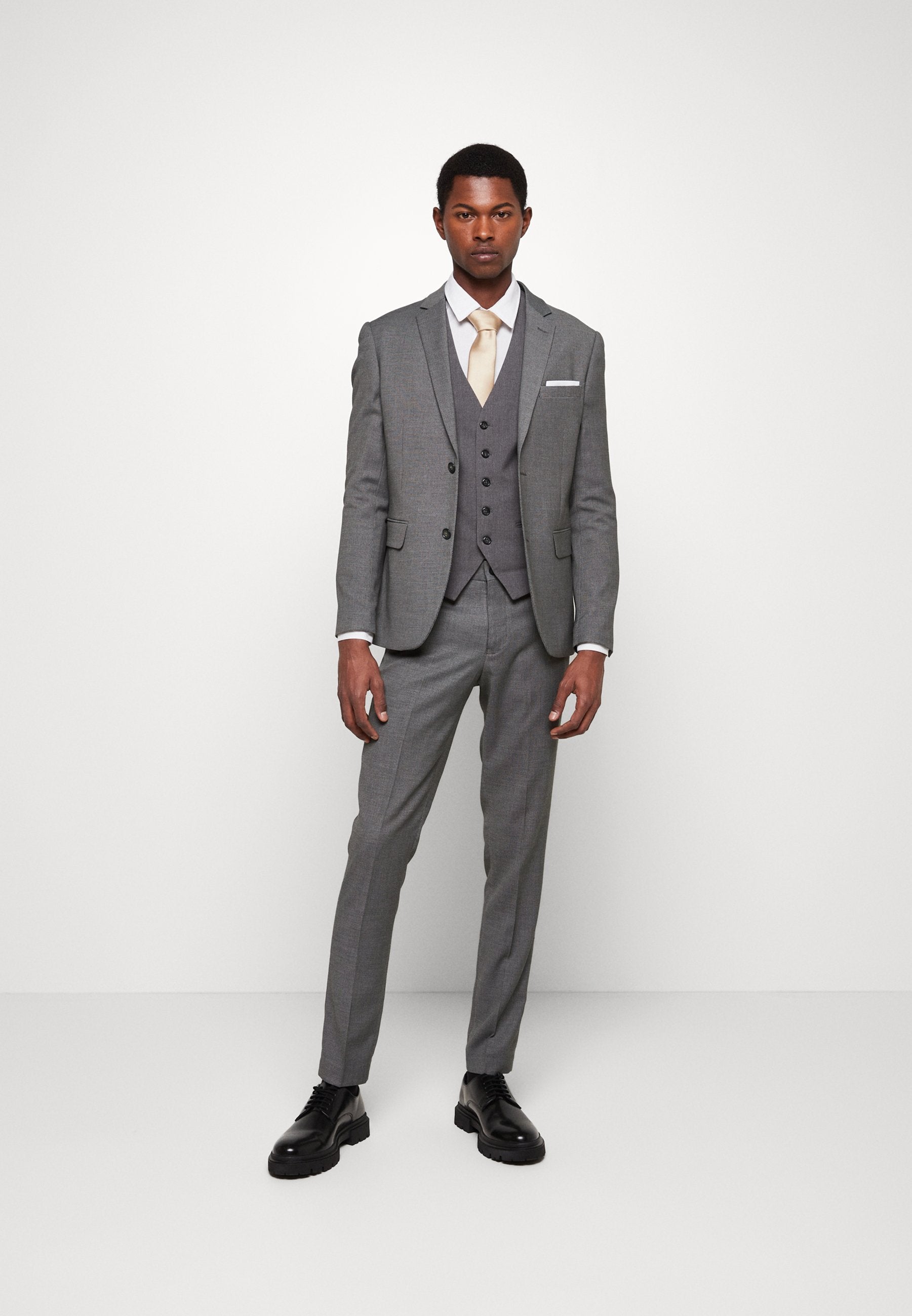 MENS WAISTCOAT FOR SUIT SLIM FIT Media 2