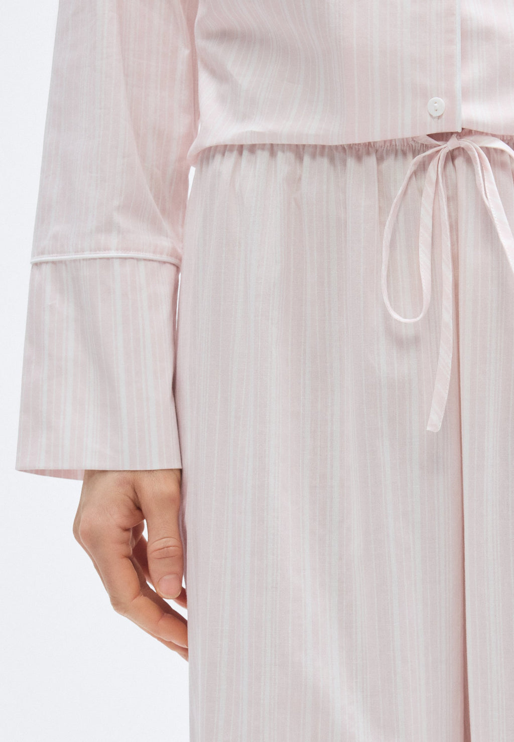 Anna Field COTTON WOVEN STRIPE NIGHTWEAR SET