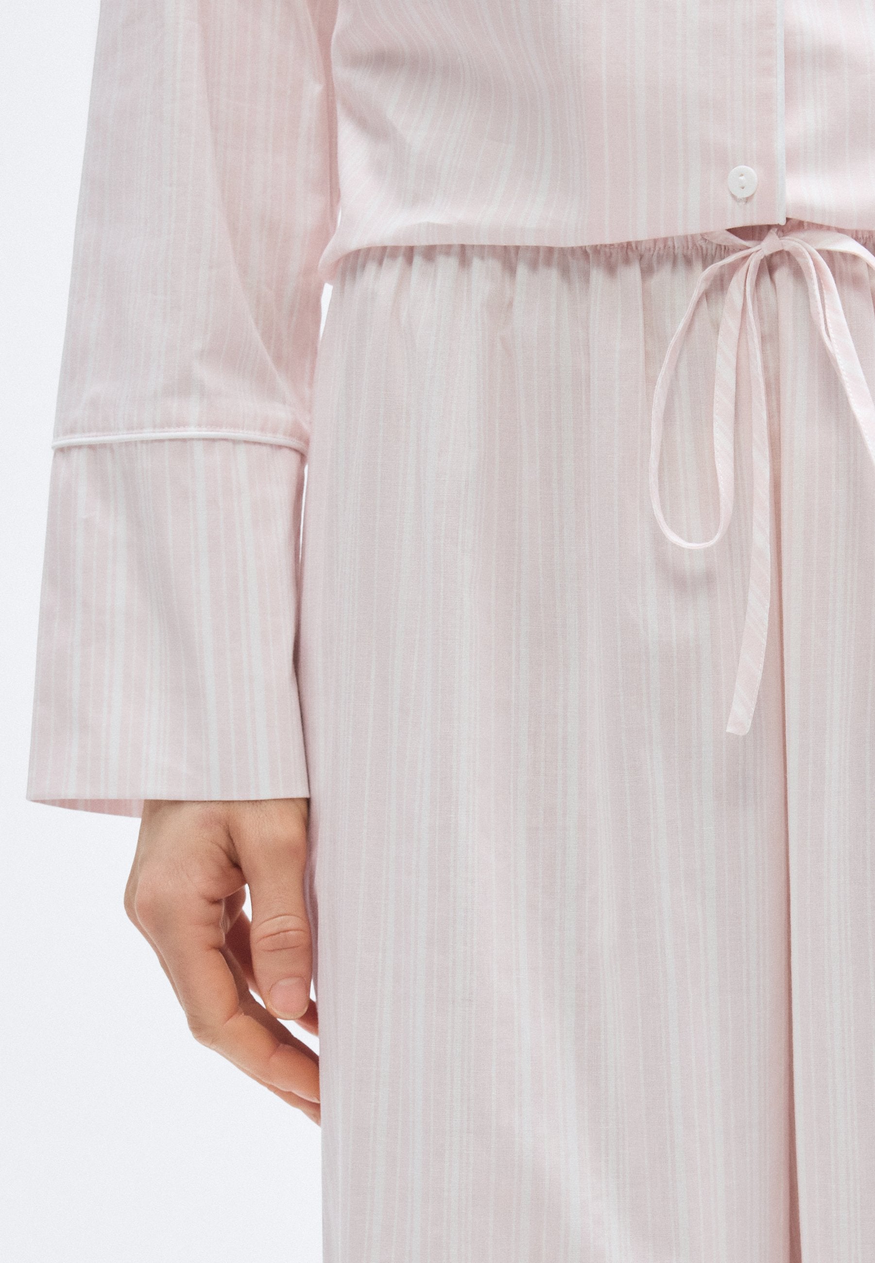 Anna Field COTTON WOVEN STRIPE NIGHTWEAR SET