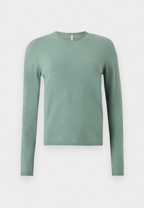ONLY ONLLOYAL LS ONECK KNT NOOS - Jumper - chinois green melange