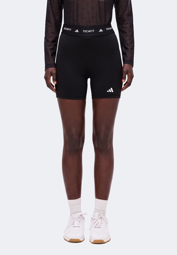 adidas Performance TECHFIT SHORTS - Leggings - black