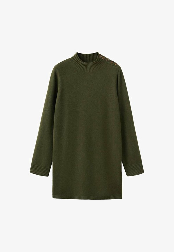 Mango Jumper dress - khaki