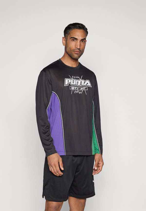 Puma HOOPAVERSE SHOOTING  - Long sleeved top - black
