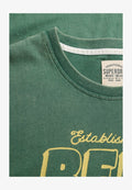 Superdry & Co ROADSIDE TRADE  - Print T-shirt - hunter green