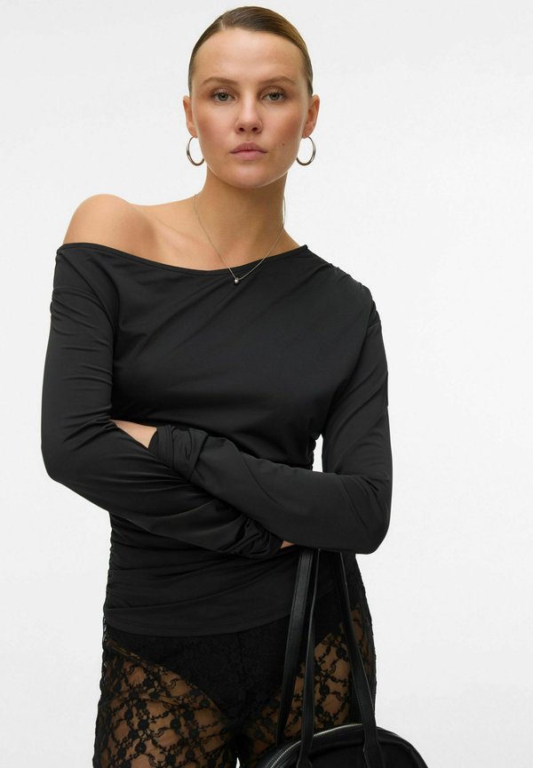 Vero Moda AWUDITA - Long sleeved top - black