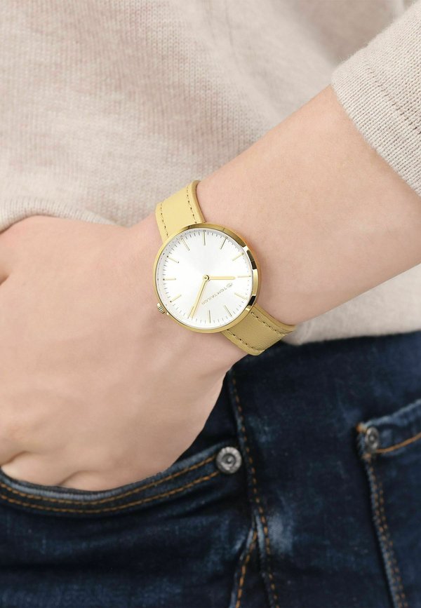 TOM TAILOR Watch - gold-coloured