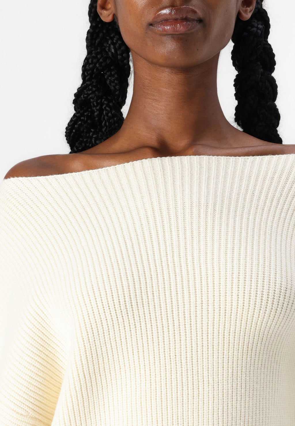 VILA Knitted Boatneck