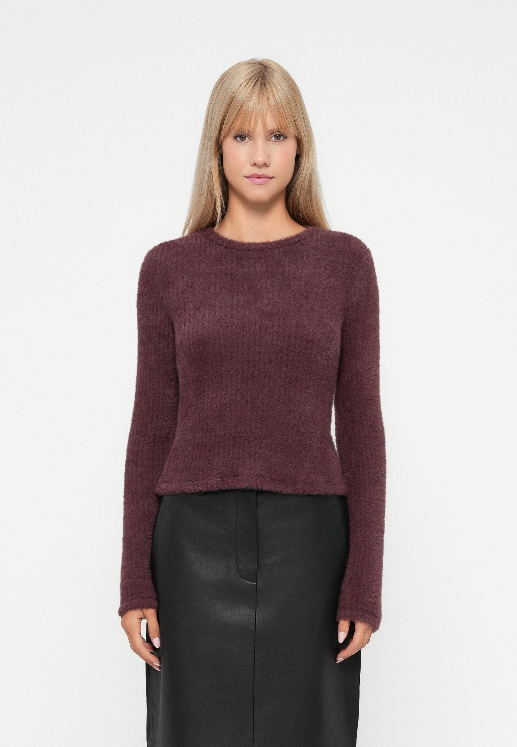 ONLY ONLVIOLA ROUND NECK TOP