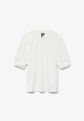 Vero Moda VMTHAS - Print T-shirt - snow white