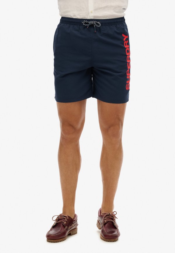Superdry & Co GRAPHIC - Swimming shorts - richest navy