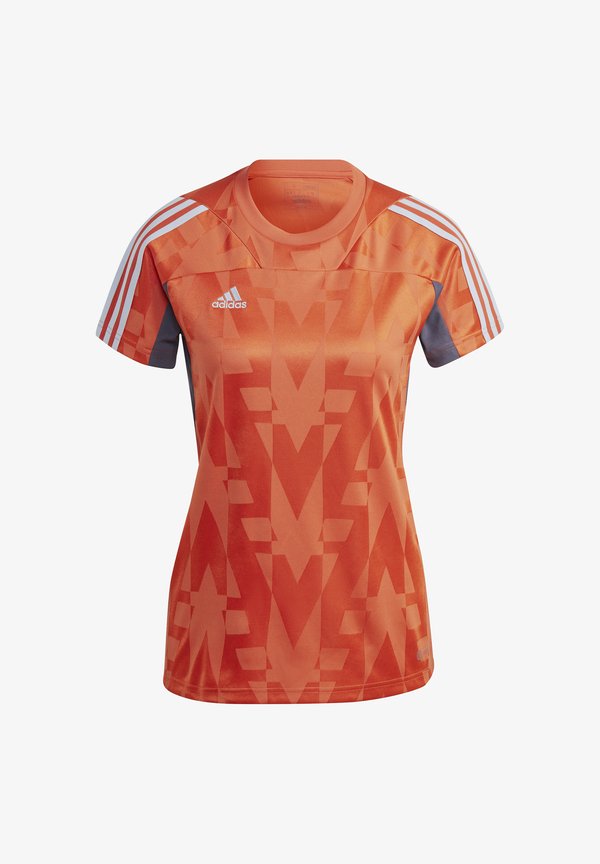 adidas Performance ADIDAS PERFORMANCE FUSSBALL - TEAMSPORT TEXTIL - TRIKOTS TIRO TRIKOT  DAMEN - Sports T-shirt - rot/blau