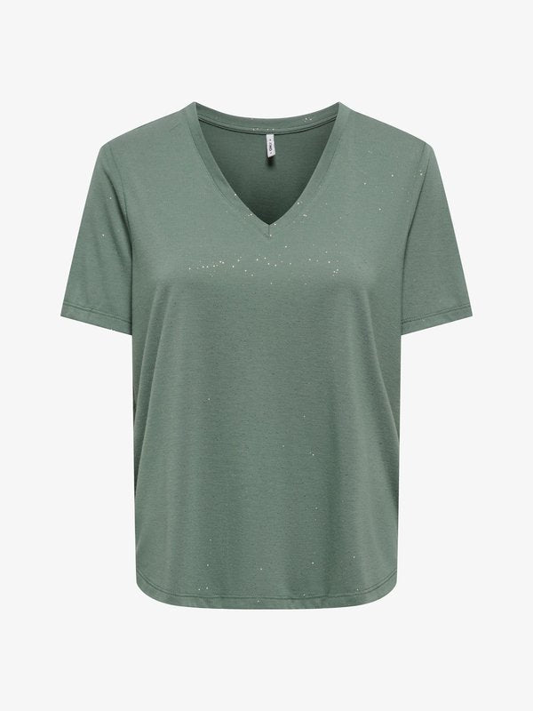 ONLY T-SHIRT ONLKIA T-SHIRT - Basic T-shirt - laurel wreath