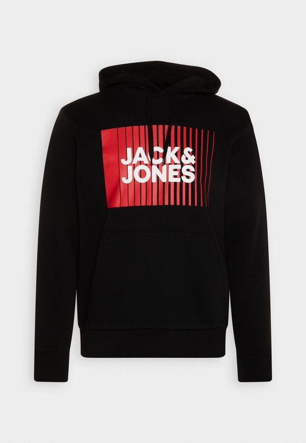 Jack & Jones Logo - Hoodie - black