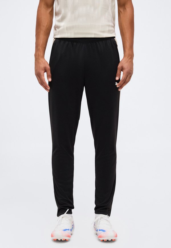 Puma INDIVIDUALFINAL TRAINING PANTS - Tracksuit bottoms - desert dust/white