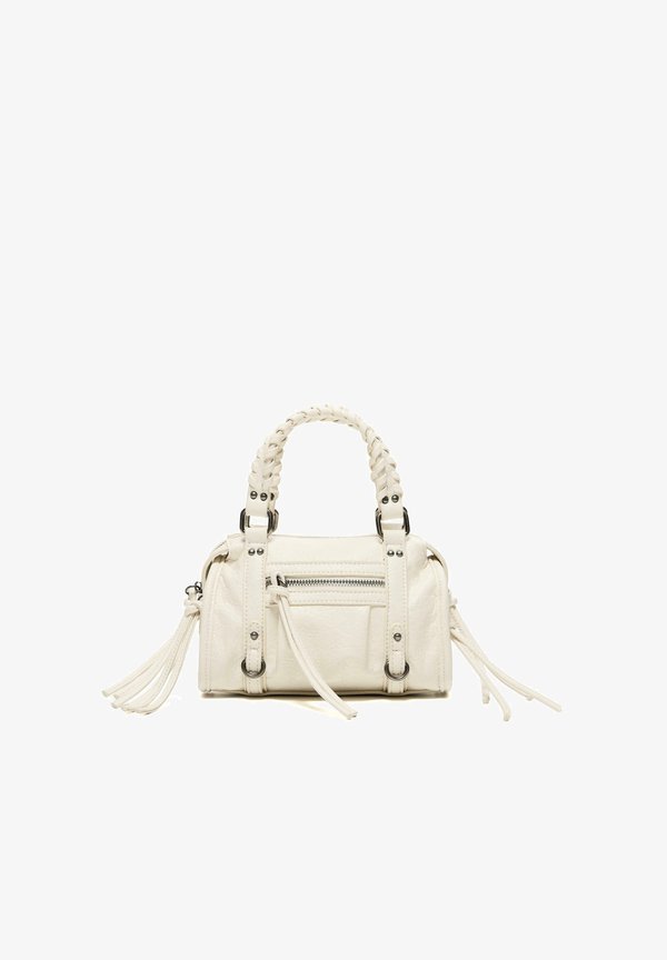 Bershka MINI - BOWLING BAG - Handbag - white