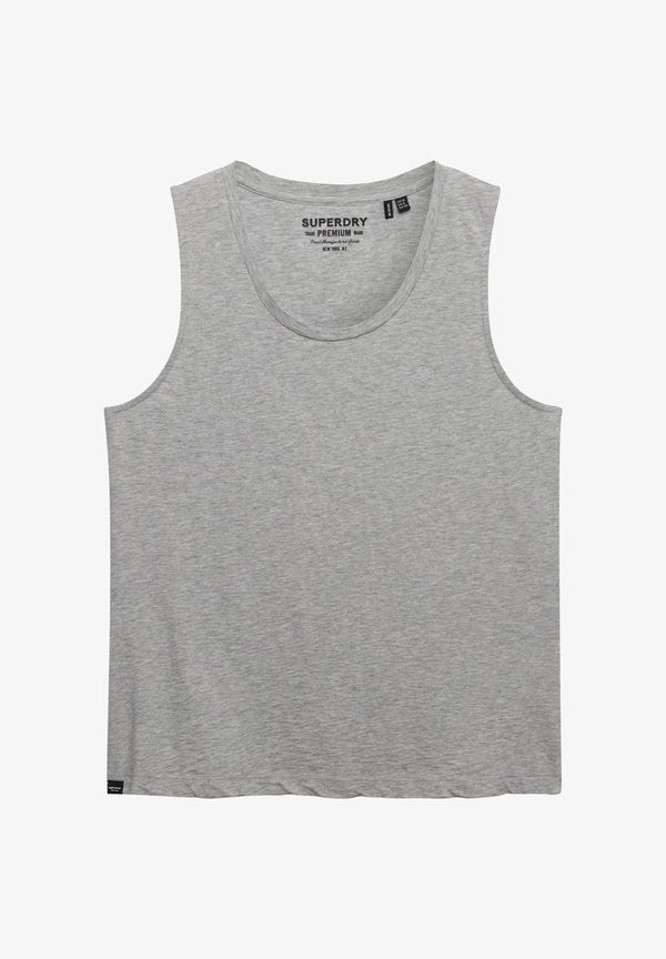 Superdry & Co SUPERDRY SCOOP NECK TANK.. - Top - pepper grey marl