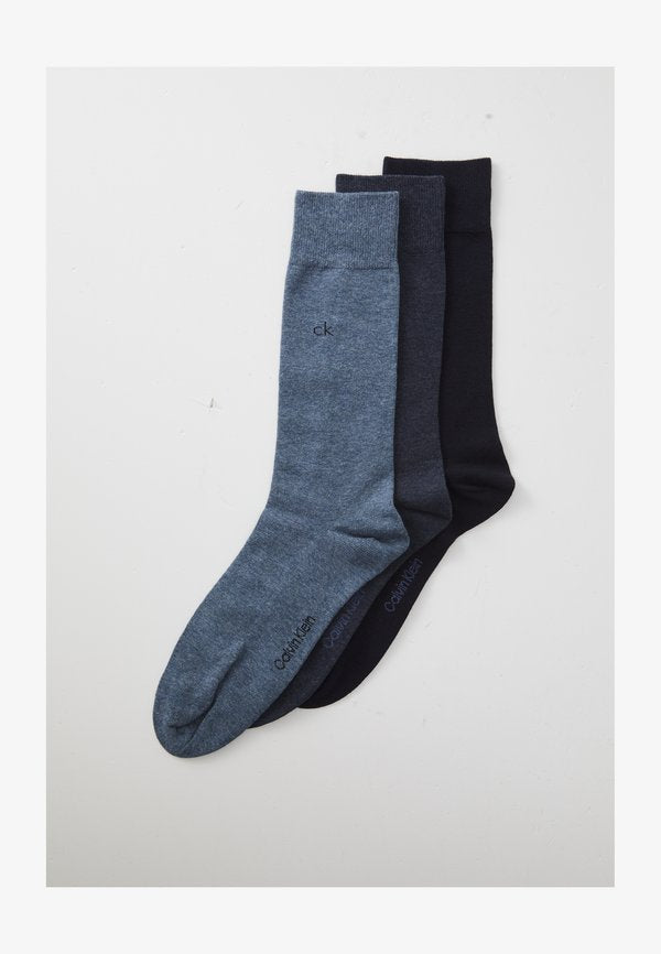 Calvin Klein Underwear MEN SOCK 3 PACK - Socks - denim