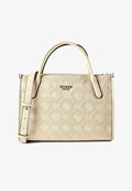 Guess JODI SHOPPER - Handbag - light beige logo