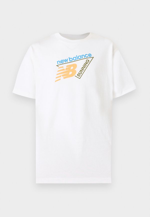 New Balance UNISEX - Print T-shirt - sea salt