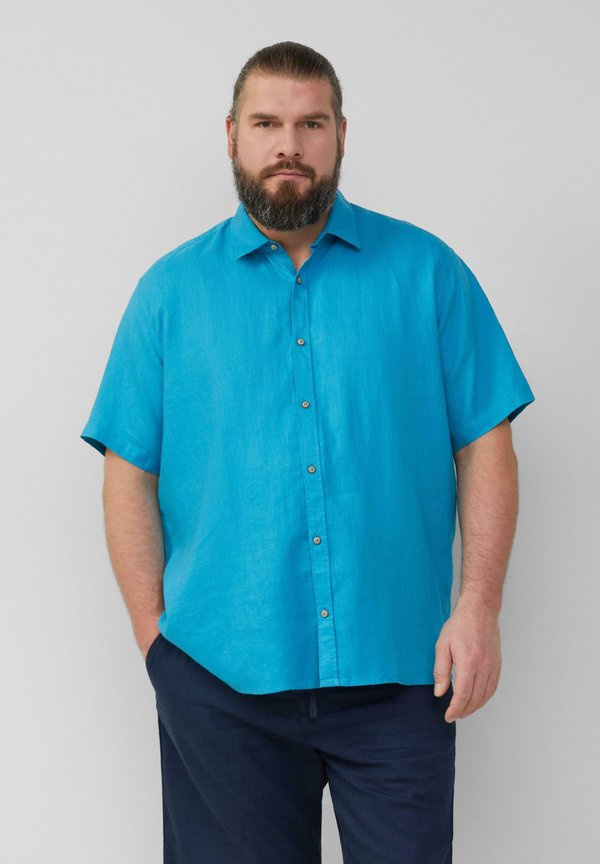 s.Oliver REGULAR FIT LEICHTES KURZARM - Shirt - pastelltürkis