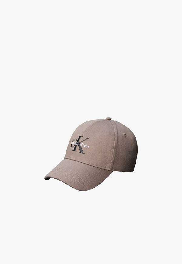 Calvin Klein MONOLOGO BASEBALL - Cap - sand
