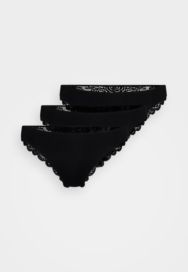ONLY Brazilian briefs ONLCHLOE 3-pack Brazilian briefs - Briefs - black
