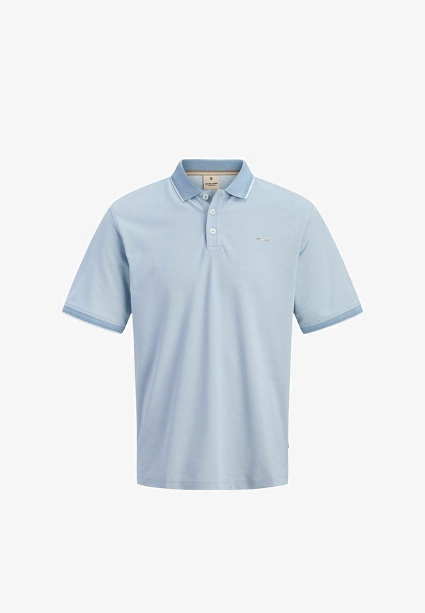 Jack & Jones POLOSHIRT PLUS SIZE POLOSHIRT - Polo shirt - ashley blue