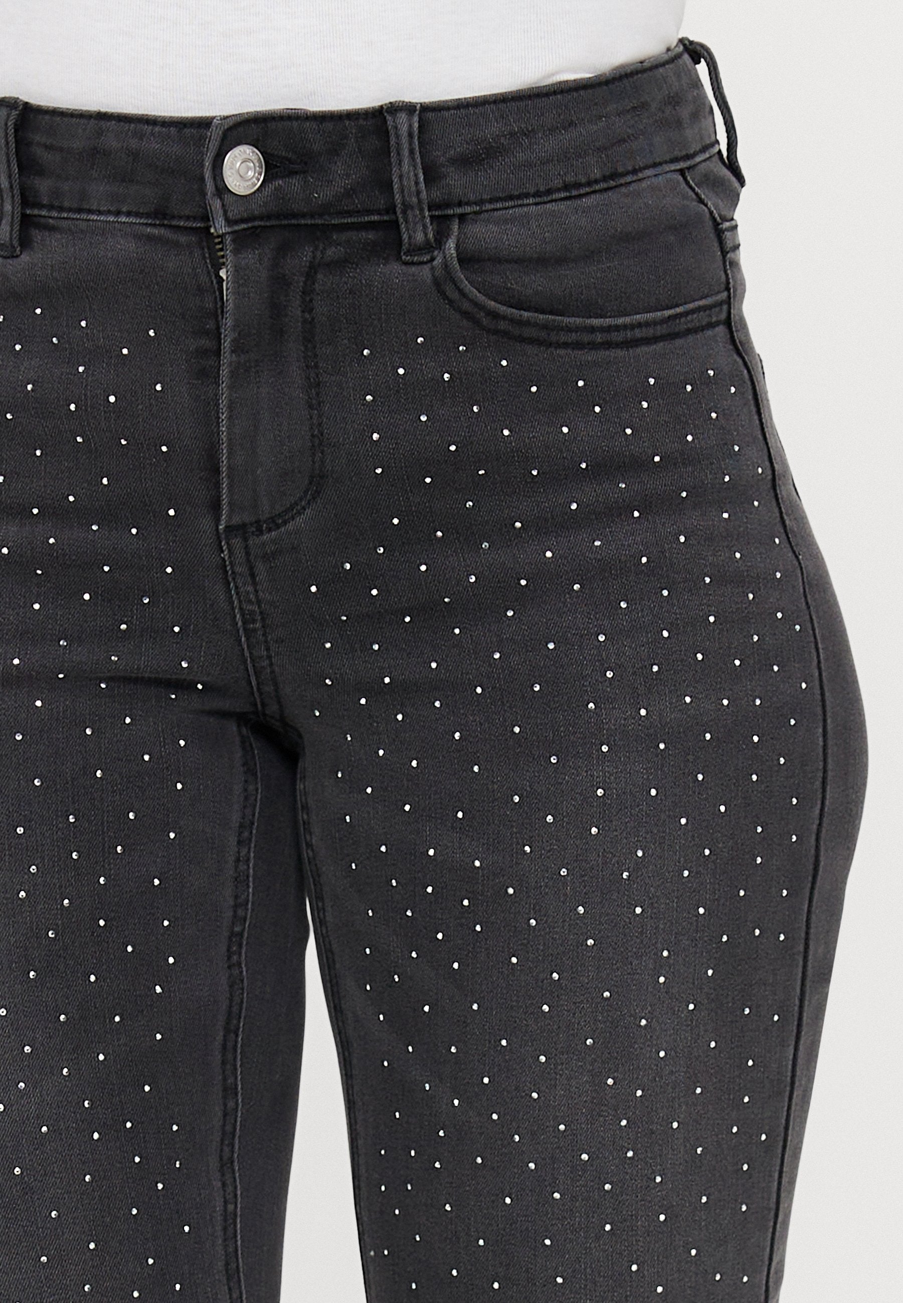 Flared fit ONLWAUW Mid waist Media 5