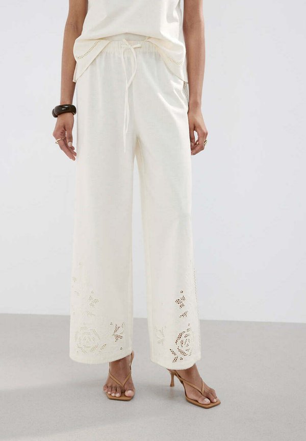 Mango ADULT - Trousers - off-white